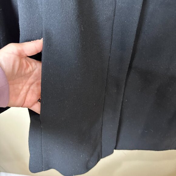 CALVIN KLEIN Wool Blend Toggle Clasp Coat Jacket Size 12 - Picture 7 of 10